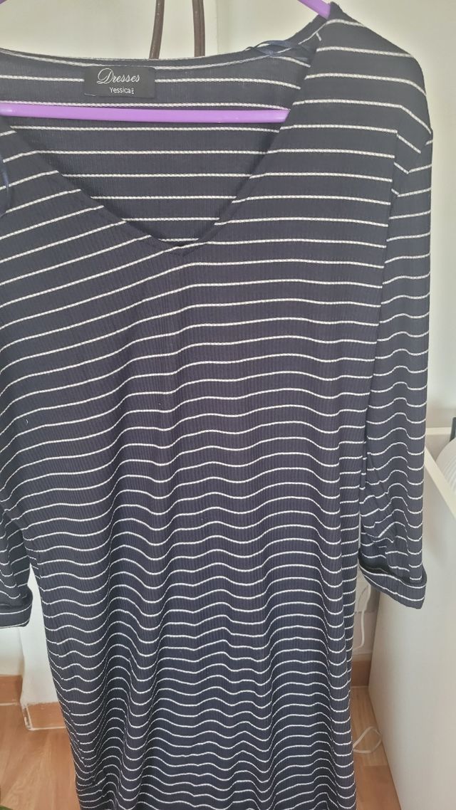 Vestido rayas Yessica c&a