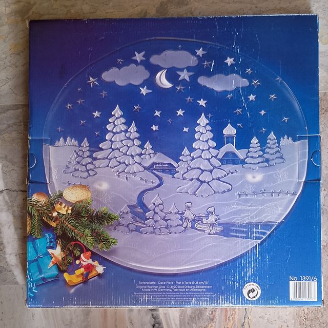 Piatto Walther Glas Natale