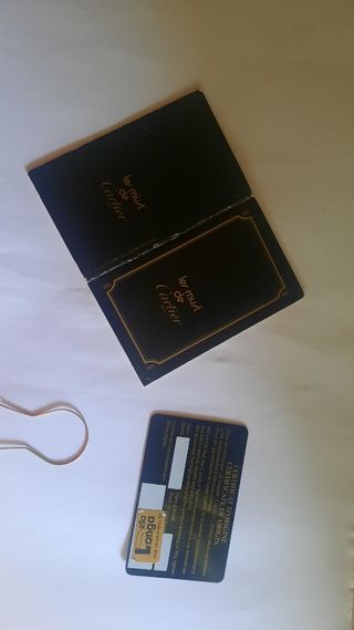 Acc. accendino Cartier: libretto e garanzia