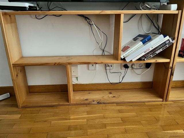 Estantería librería madera maciza