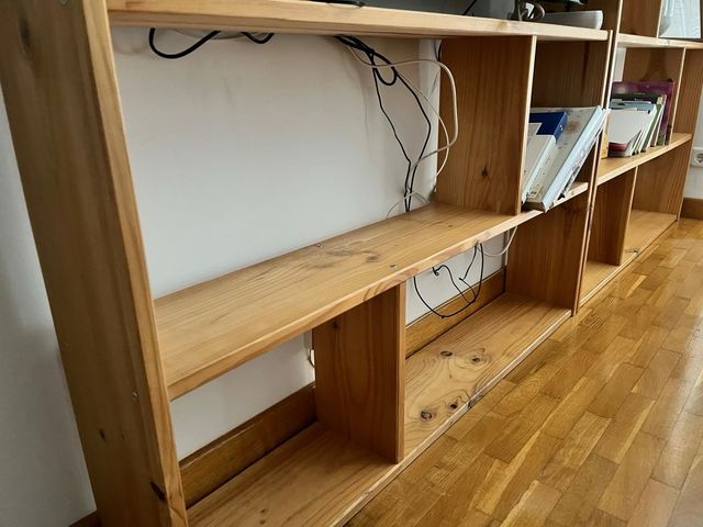 Estantería librería madera maciza