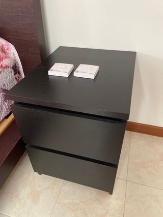 Comodino Malm Ikea 2 cassetti