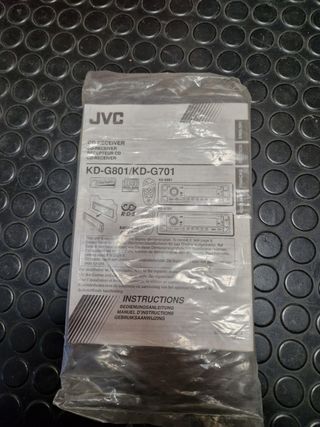 RADIO CD con mp3.Marca JVC 