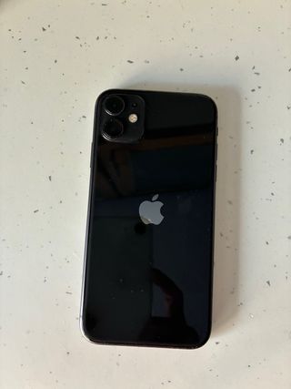 iPhone 11 64GB - Negro + funda + auriculares +