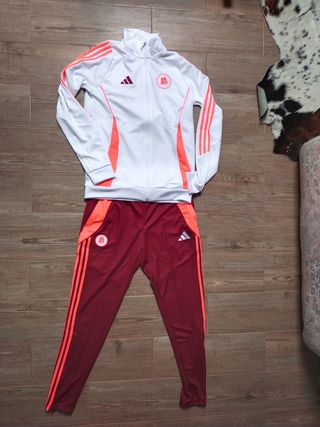 Chándal Adidas AS Roma - Blanco y Rojo