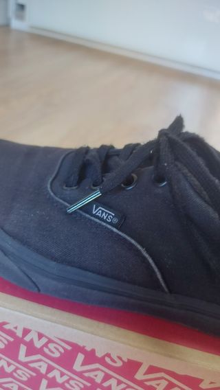 Vans negras talla 38