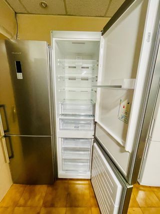 Nevera Miele combi acero inoxidable