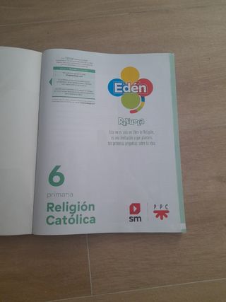 Religión católica. 6 Primaria. Edén. Revuela