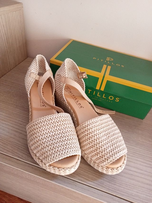 Cuñas Pitillos beige