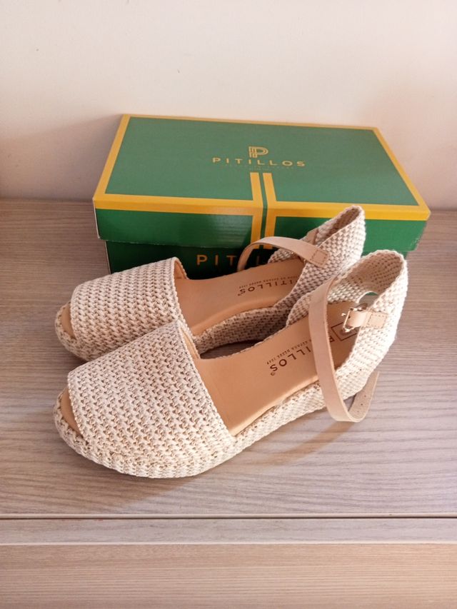 Cuñas Pitillos beige