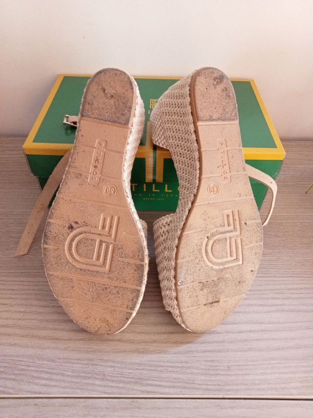 Cuñas Pitillos beige