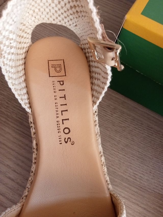 Cuñas Pitillos beige