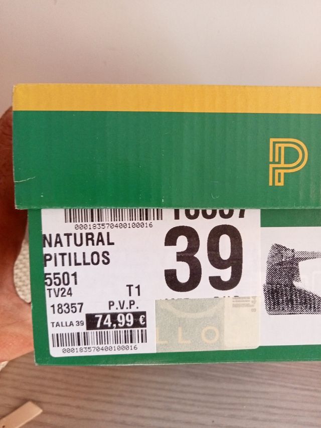 Cuñas Pitillos beige