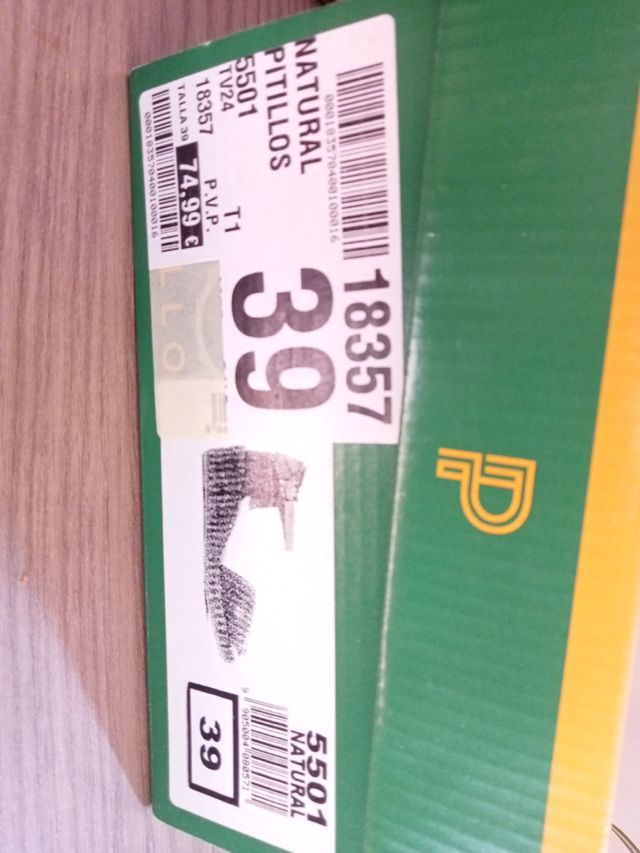 Cuñas Pitillos beige