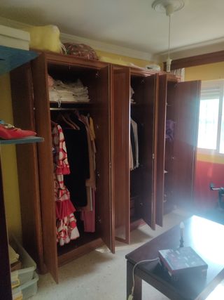 Armario 6 puertas madera marrón