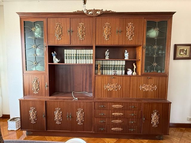 Mueble salón madera maciza