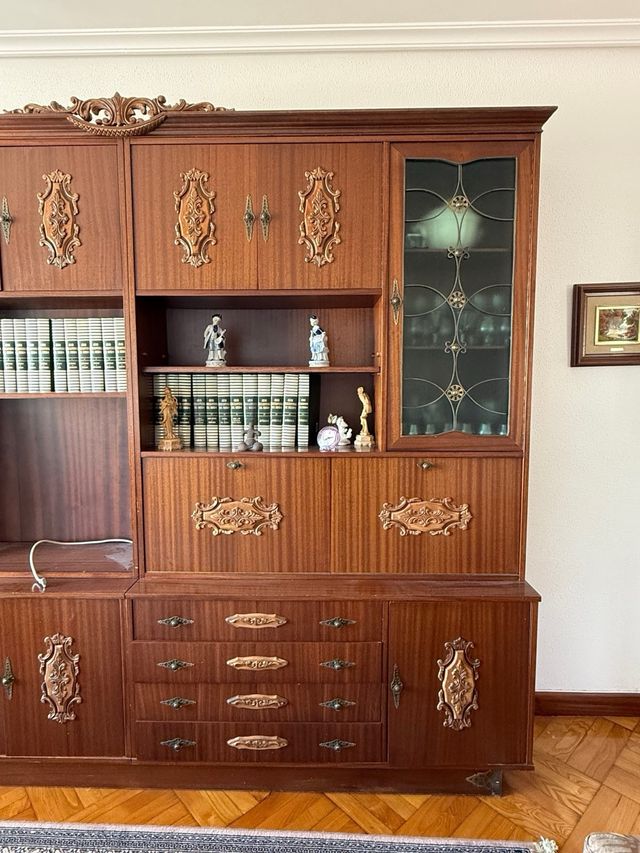 Mueble salón madera maciza