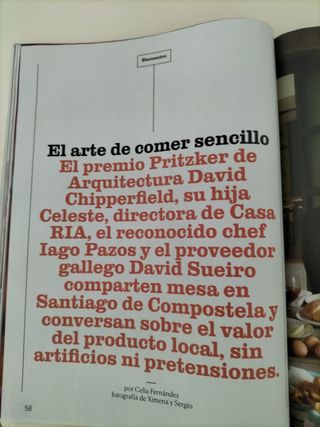 Gastro, especial El País semanal