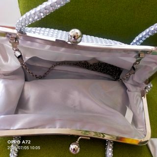 Bolso Fiesta Brillante Plata