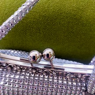 Bolso Fiesta Brillante Plata