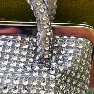 Bolso Fiesta Brillante Plata