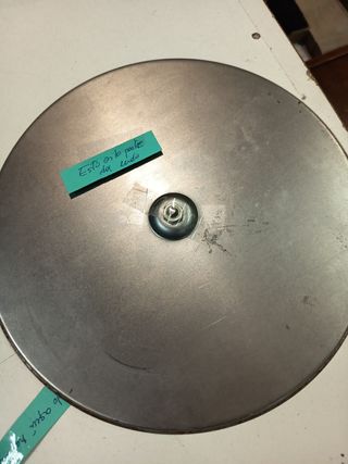 Lámpara de pie moderna - marrón y plata