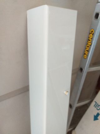 Armario lacado blanco 15x102cm