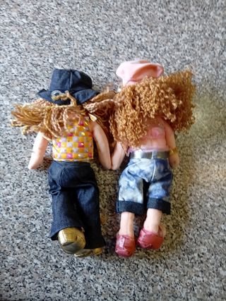 2 Bambole Ty Beanie Babies anni 2000