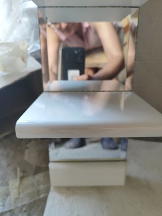 Armario baño blanco 101cm x 15* 15 con estante