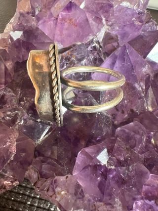 Anillo Turmalina Negra Plata
