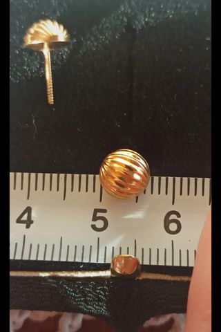 Pendientes oro 1940