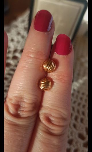 Pendientes oro 1940
