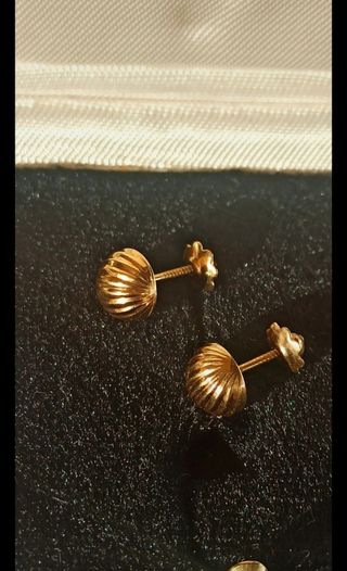 Pendientes oro 1940