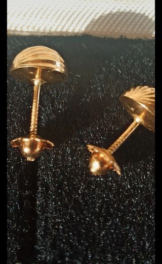 Pendientes oro 1940