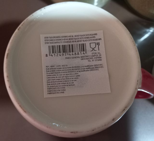 Tazas Mickey Mouse Disney. Nuevas!