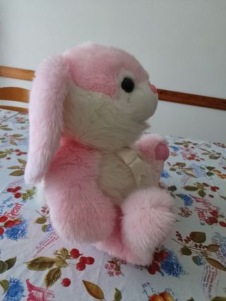 Coniglio Peluche Rosa all'incirca 36cm