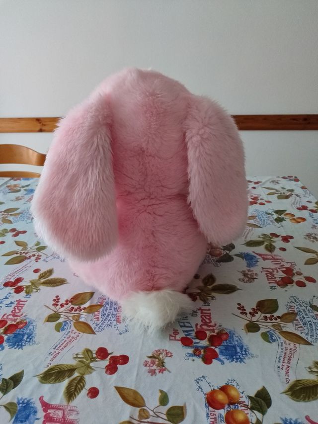 Coniglio Peluche Rosa all'incirca 36cm