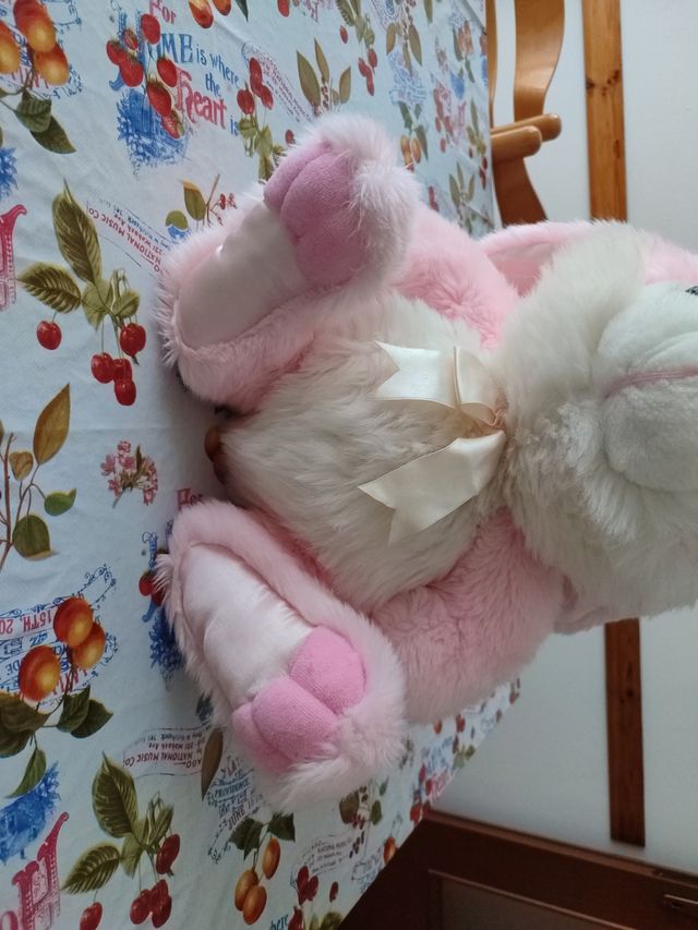 Coniglio Peluche Rosa all'incirca 36cm