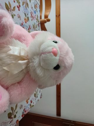 Coniglio Peluche Rosa all'incirca 36cm