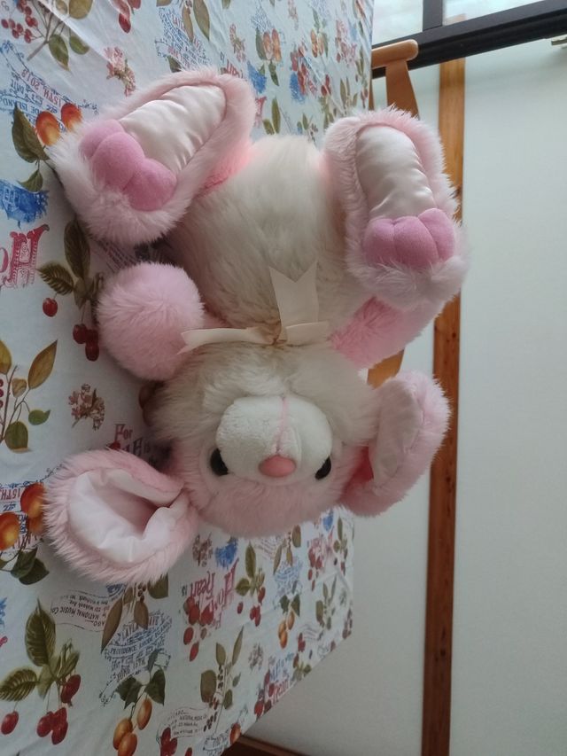 Coniglio Peluche Rosa all'incirca 36cm