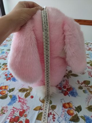 Coniglio Peluche Rosa all'incirca 36cm