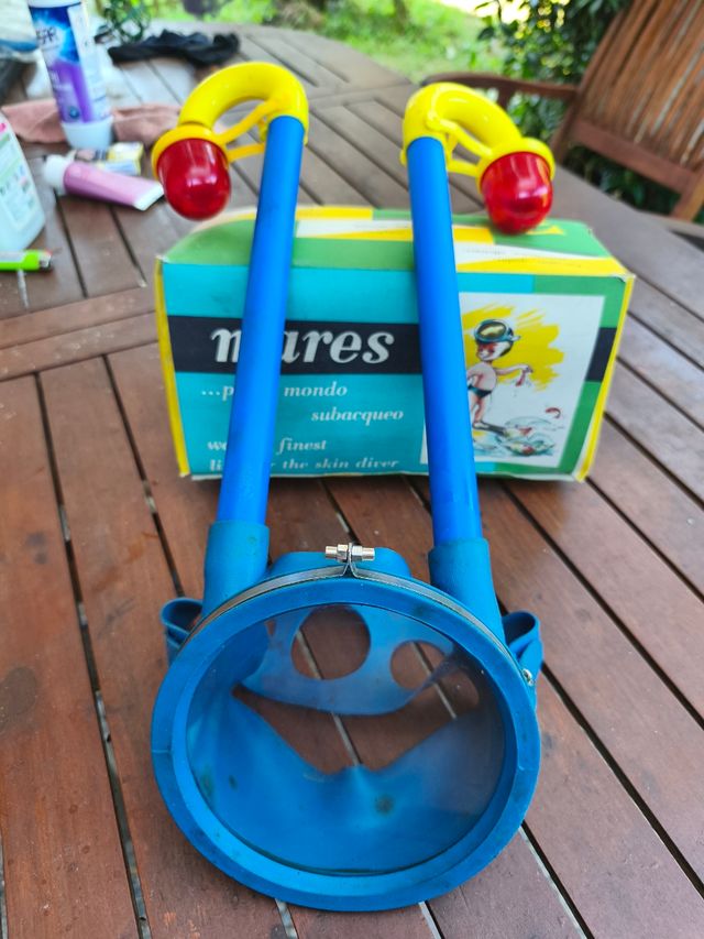 Maschera subacquea Mares vintage