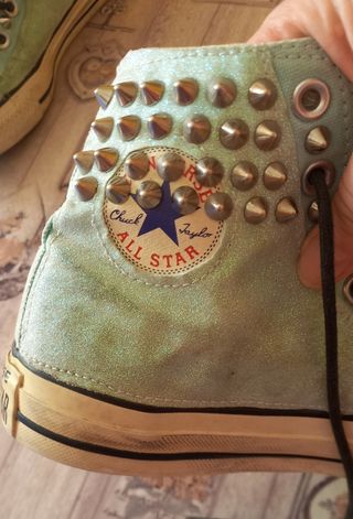 Converse All Star Borchiate - Verde Acqua