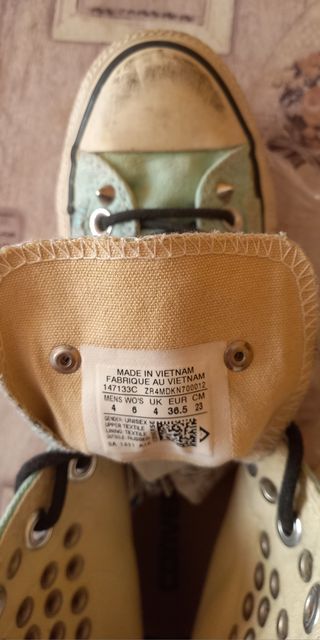 Converse All Star Borchiate - Verde Acqua