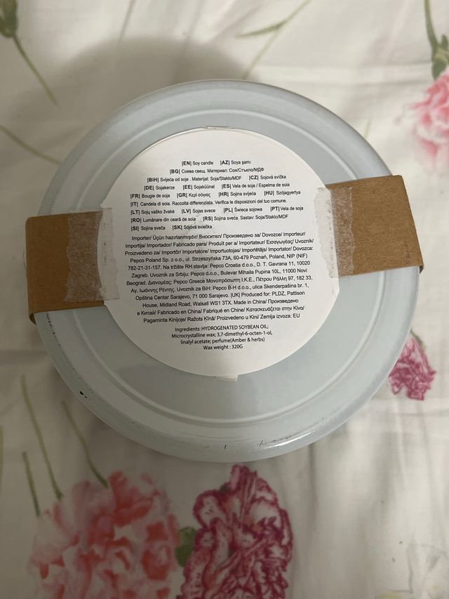 Candela - vetro e legno