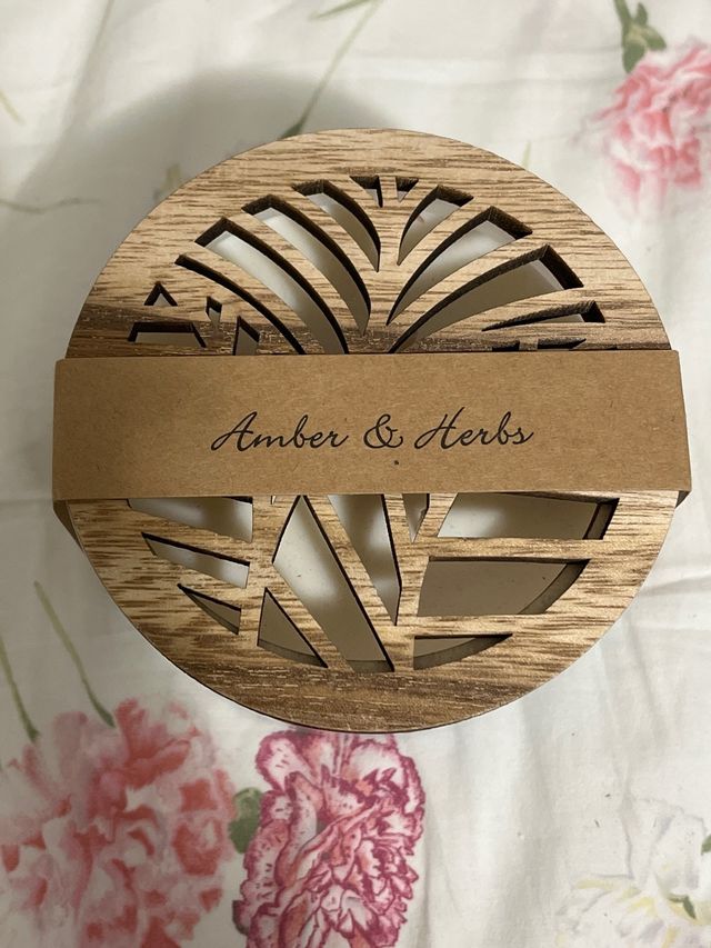 Candela - vetro e legno