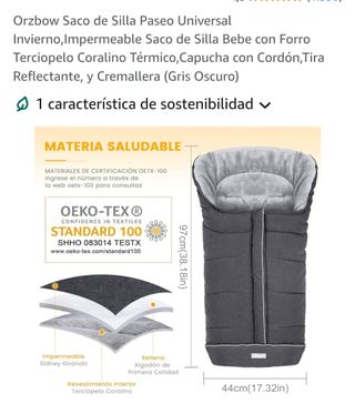 Saco Silla Paseo Orzbow Invierno