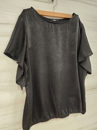 Blusa negra mujer