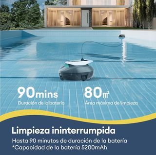 Robot limpiafondos piscina - PRECINTADO