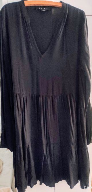 Vestidos AMISU - Negro y Verde